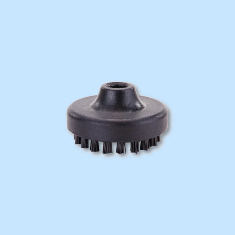 Nylonbürste rund 60 mm, schwarz