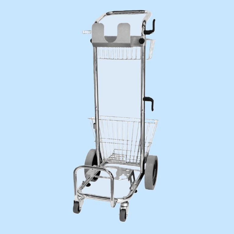 Gerätewagen Edelstahl Arena plus